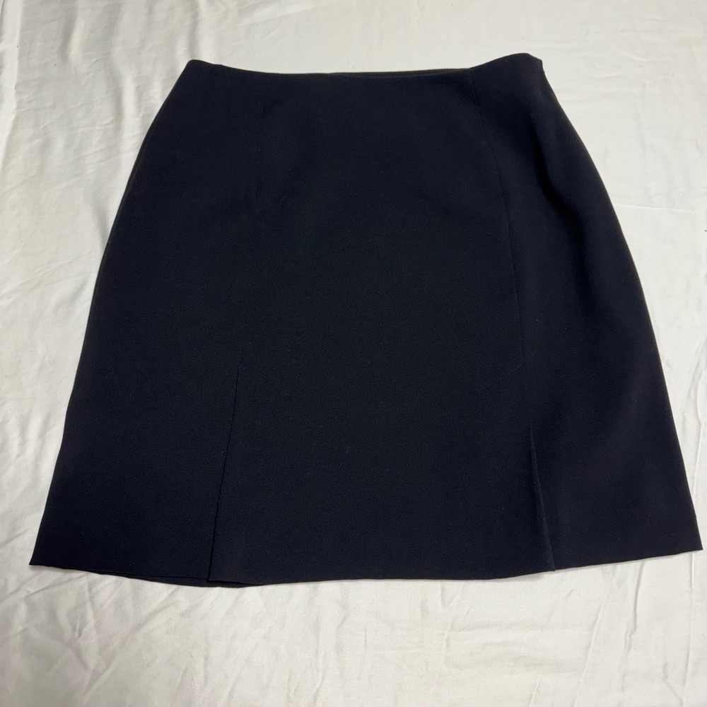 Josephine Chaus Womens Black Mini Skirt Minimalist Casual Short Skirt Size 8